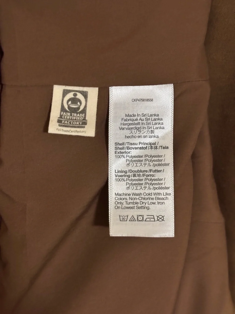 Madewell Brown Single‑Button Blazer – Spring Neutral, Size 1X - Picture 6 of 6